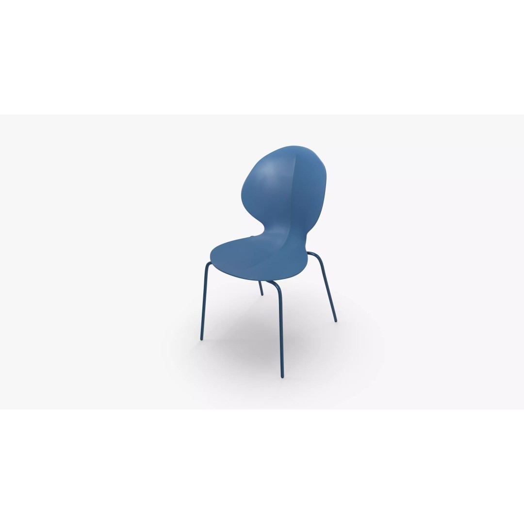 Chair Basil Wire 3D Model – Low Poly PBR Furniture Asset, FBX - View 6