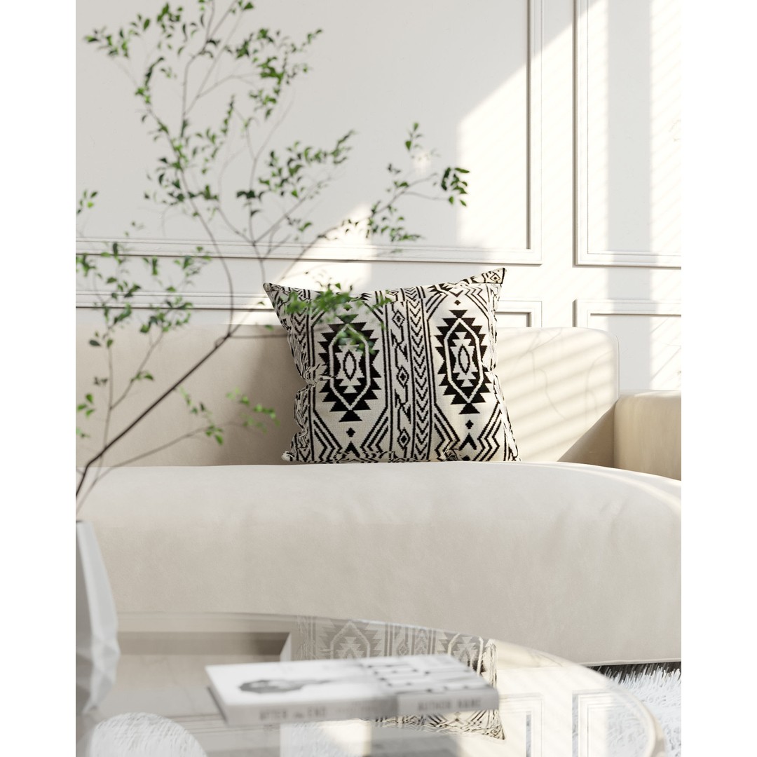 Parisian Living Room 3D Model – Detailed Interior Design, PBR - View 21