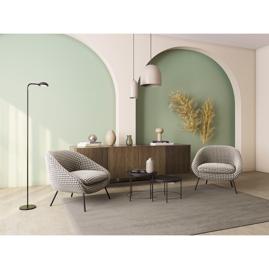 Living Room 3D Model – Modern Interior Scene with Textures & Lighting - View 4