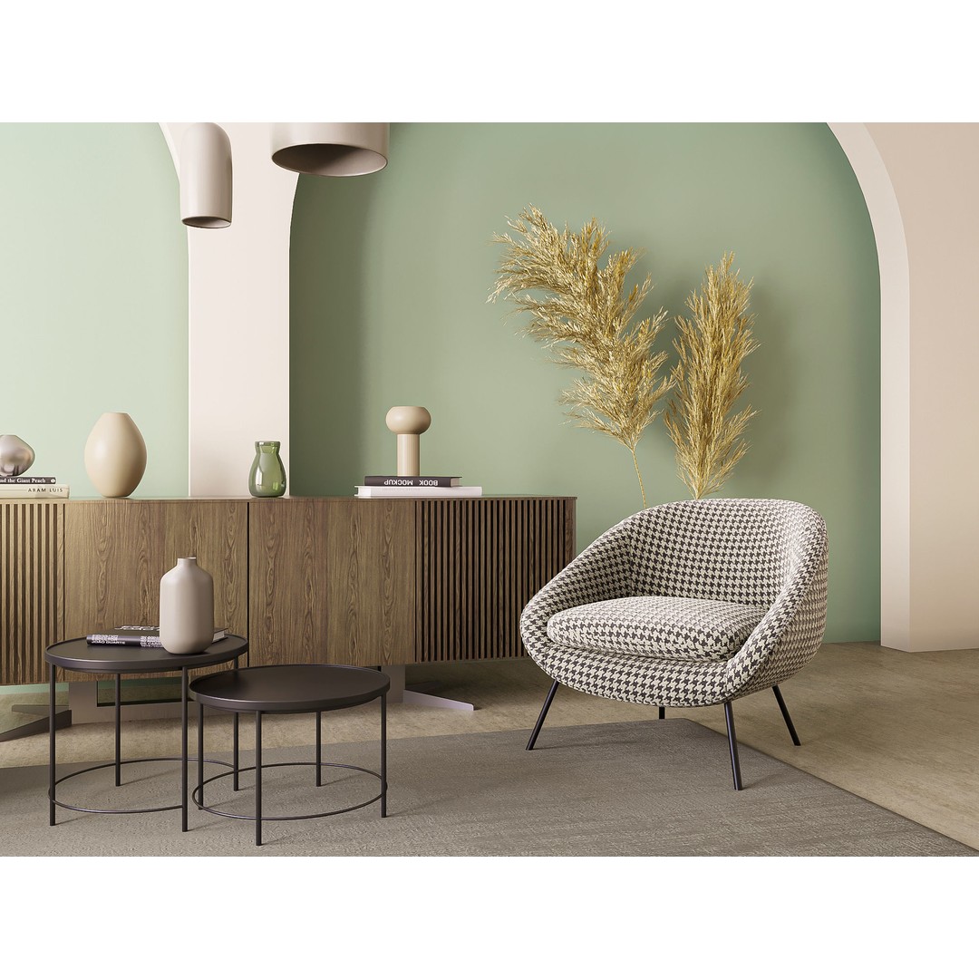 Living Room 3D Model – Modern Interior Scene with Textures & Lighting - View 6