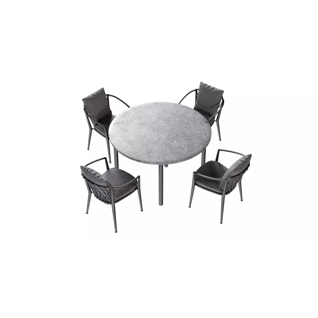 Round Dining Table & Chair 3D Model – High-Quality PBR Asset for Blender - View 9