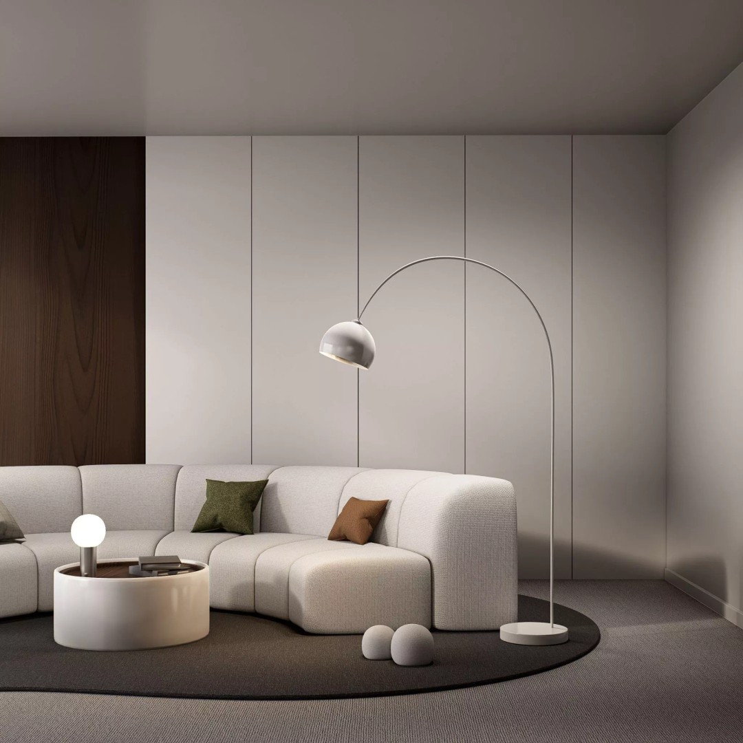 Modern Curved Modular Sofa Set 3D Model – Contemporary Furniture Asset, Blender, FBX - View 8