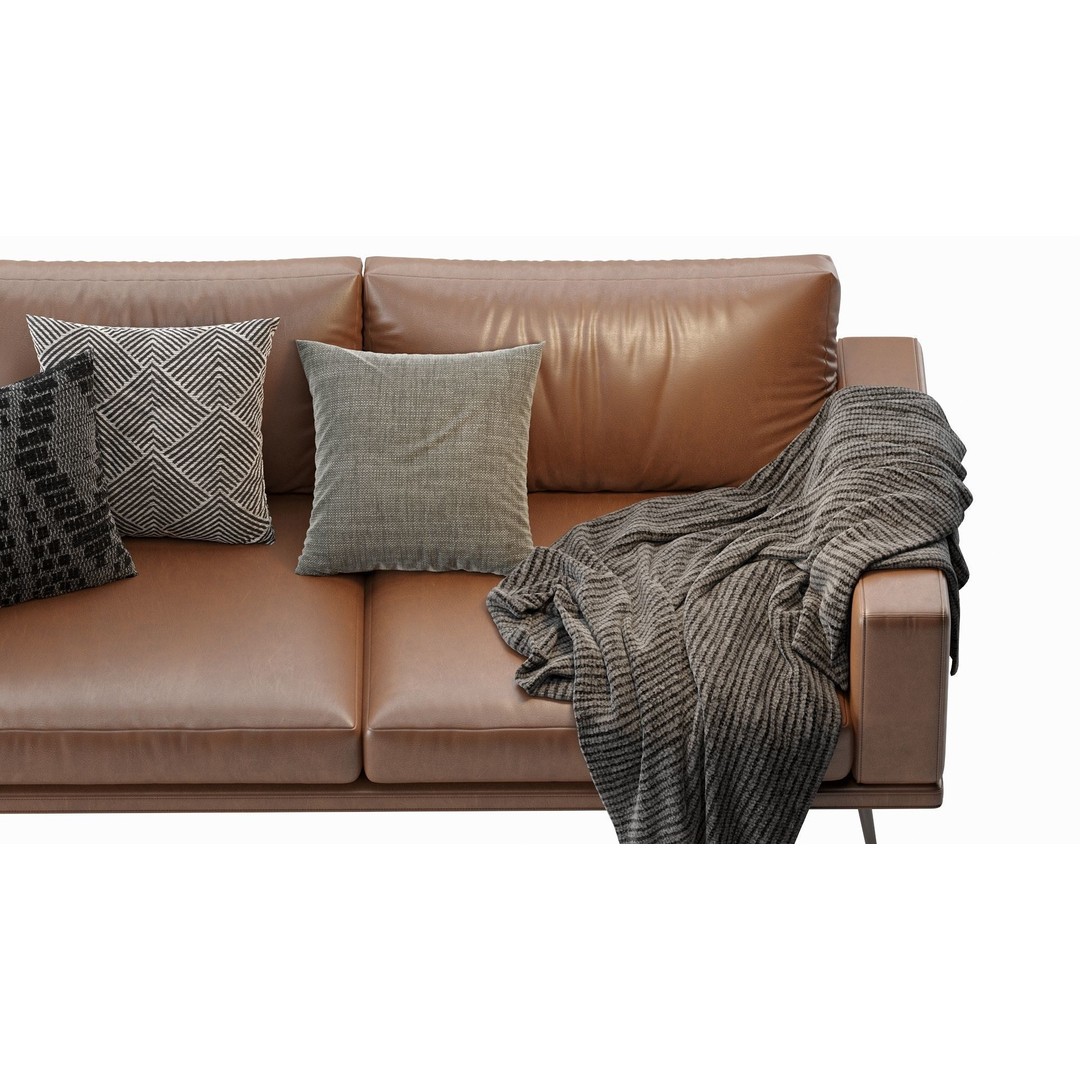 Carlton Sofa 3D Model – Contemporary Design, PBR Textures, OBJ, FBX - View 10