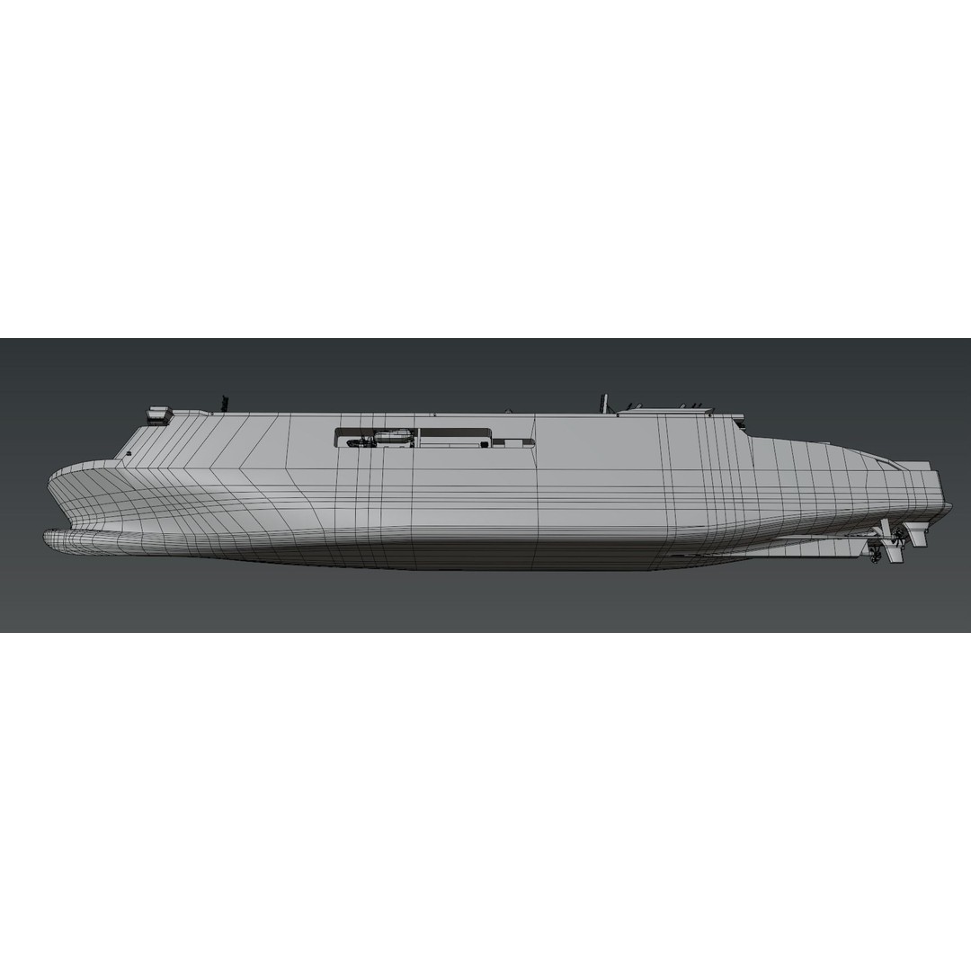 Stena Edda 3D Model – Low Poly Passenger Ship, FBX, OBJ