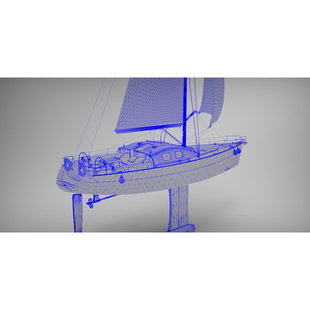 Corvette Ship 3D Model – Detailed Historic Vessel, Game-Ready FBX