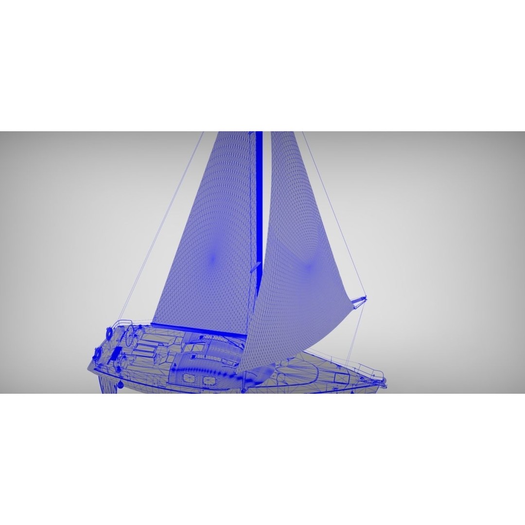 Corvette Ship 3D Model – Detailed Historic Vessel, Game-Ready FBX - View 8