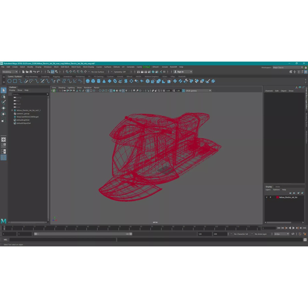 Searacer Jet Ski 3D Model – High Poly PBR Watercraft, FBX - View 21