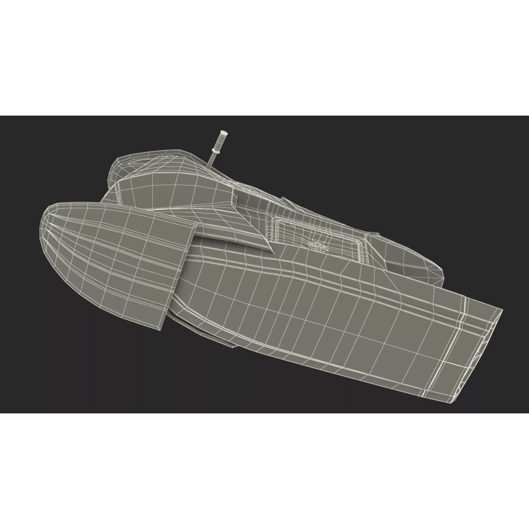Searacer Jet Ski 3D Model – High Poly PBR Watercraft, FBX - View 26