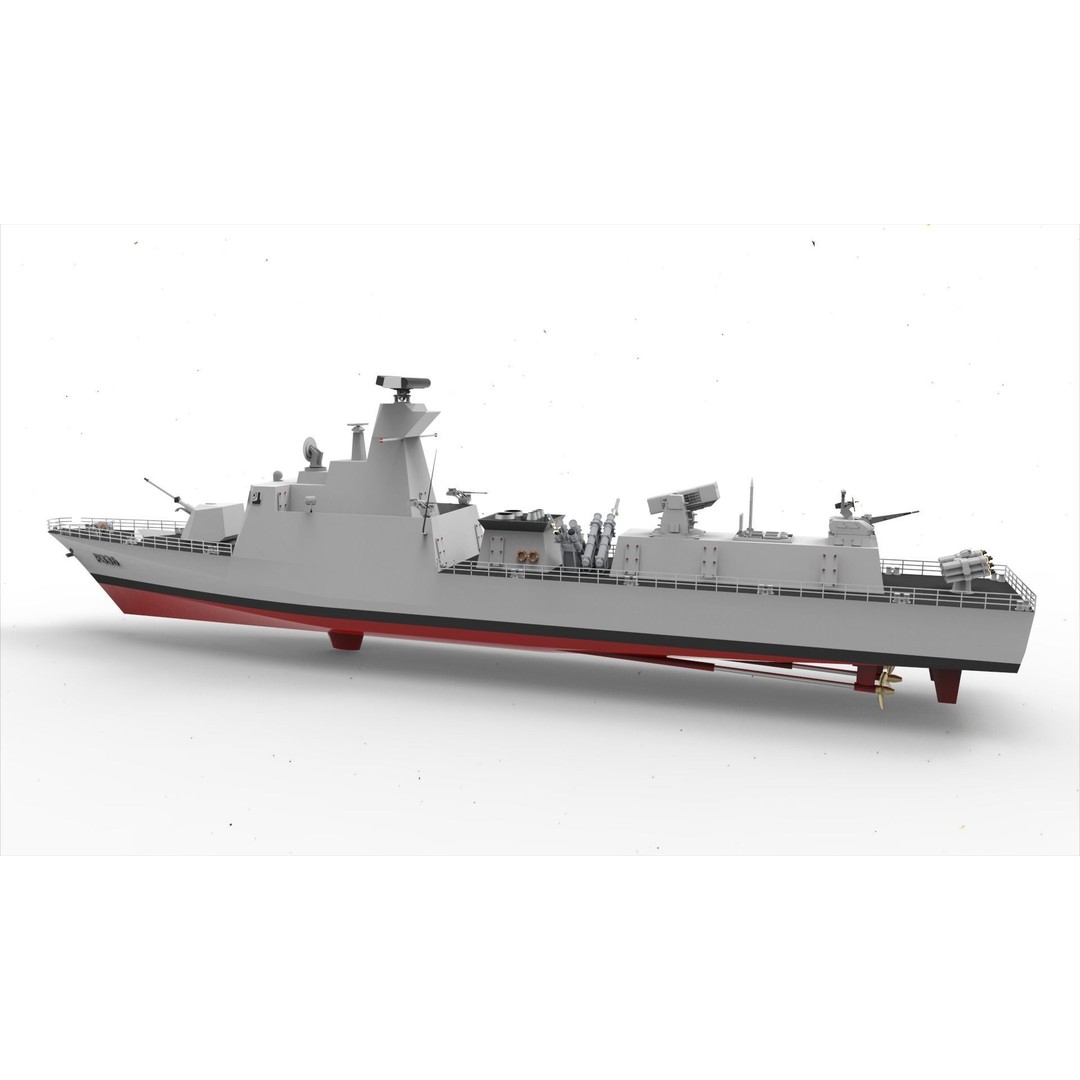 Kilic Class Corvette 3D Model – Fast Attack Craft, Game Ready, FBX - View 11
