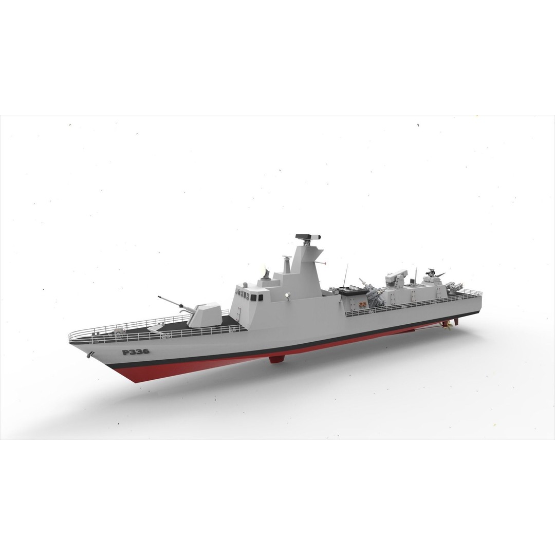 Kilic Class Corvette 3D Model – Fast Attack Craft, Game Ready, FBX - View 13