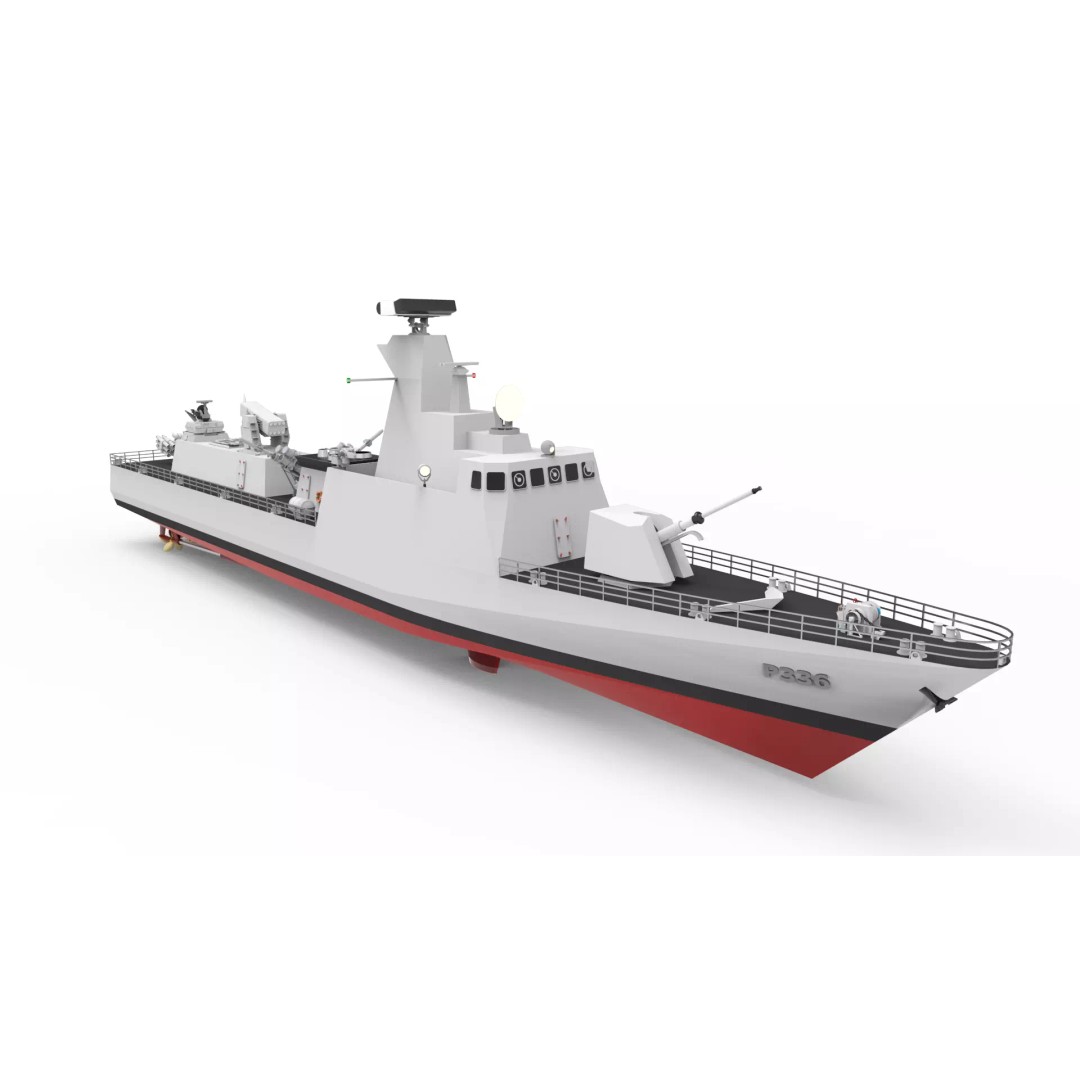 Kilic Class Corvette 3D Model – Fast Attack Craft, Game Ready, FBX - View 2