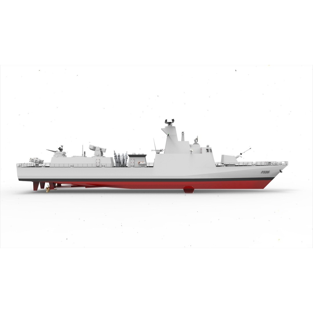 Kilic Class Corvette 3D Model – Fast Attack Craft, Game Ready, FBX - View 8