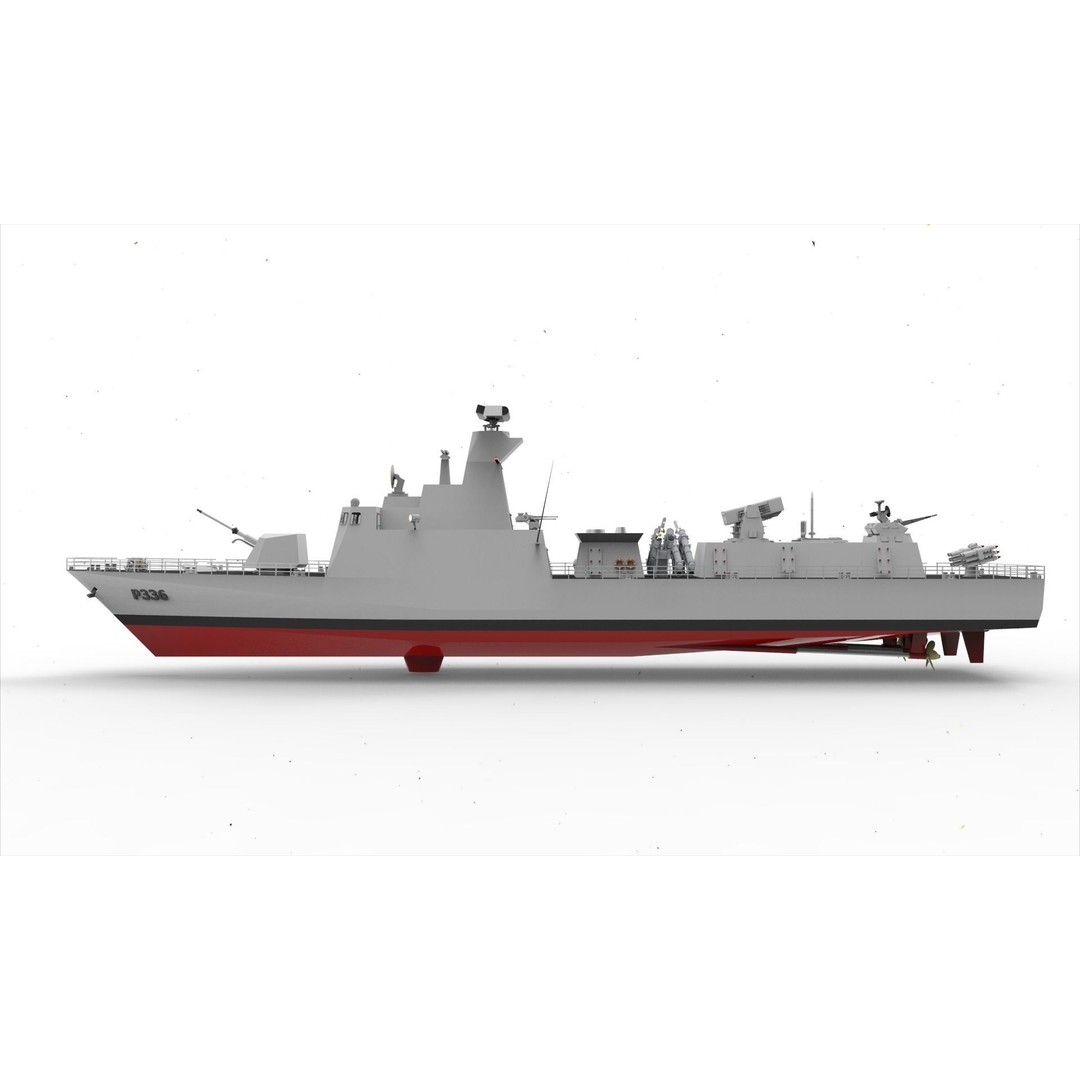 Kilic Class Corvette 3D Model – Fast Attack Craft, Game Ready, FBX - View 9