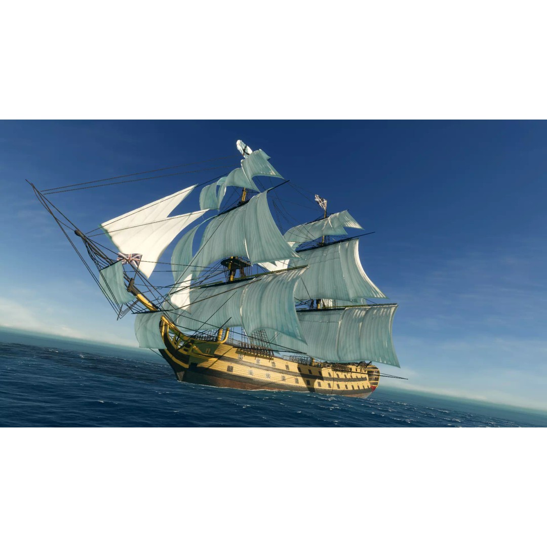 HMS Vanguard 3D Model – Low Poly Historic Warship, Rigged, FBX - View 8