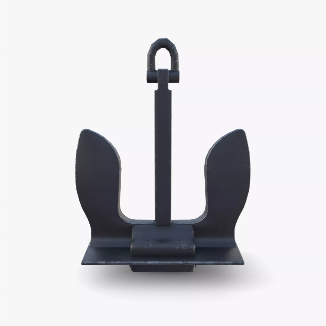 Anchor V6 3D Model – High-Quality PBR Asset, FBX, OBJ, Blender - View 5