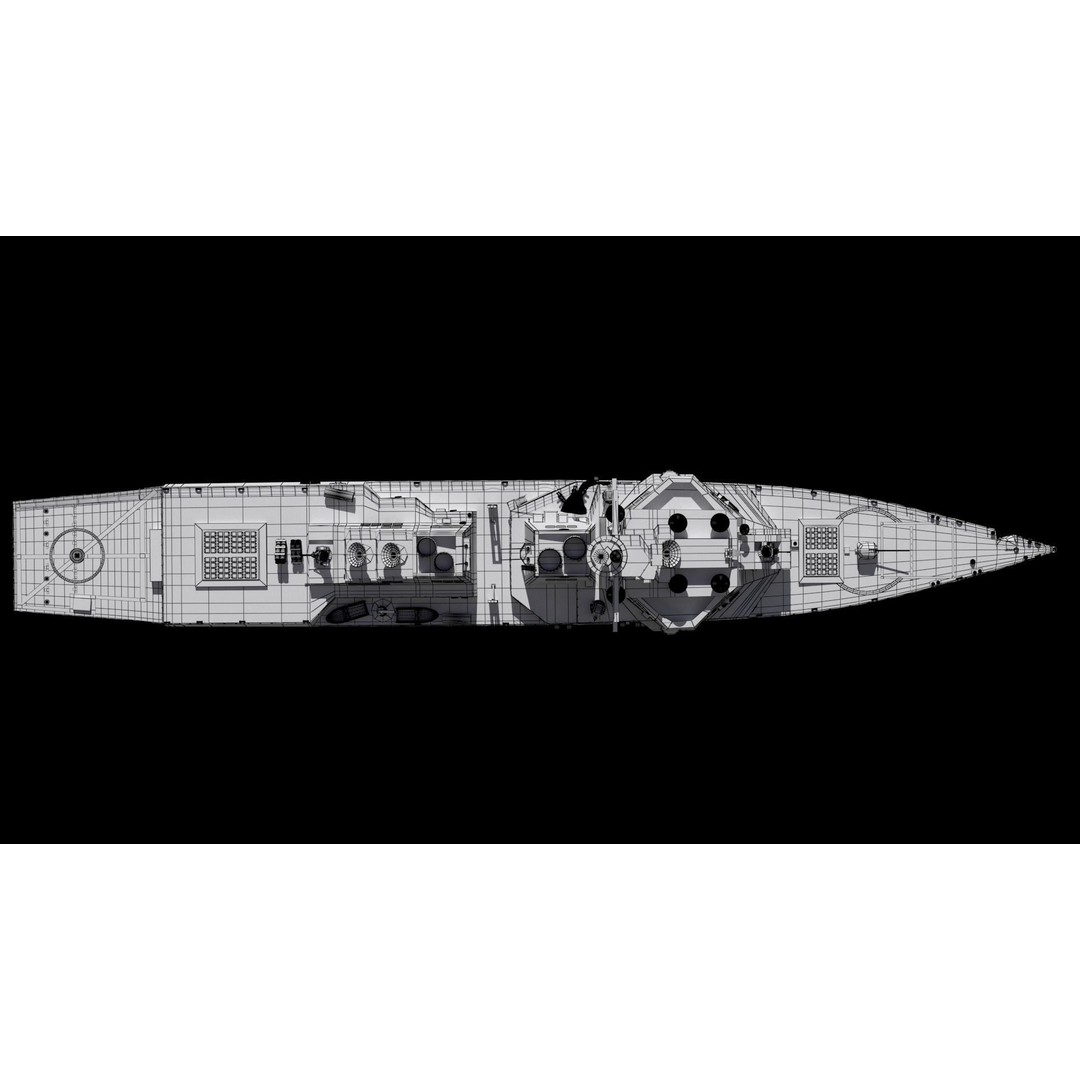 Arleigh Burke Class Destroyer 3D Model – High Poly Military Ship, FBX, OBJ - View 16