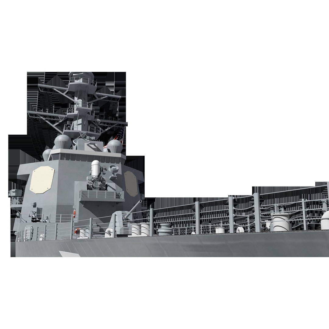 Arleigh Burke Class Destroyer 3D Model – High Poly Military Ship, FBX, OBJ - View 19