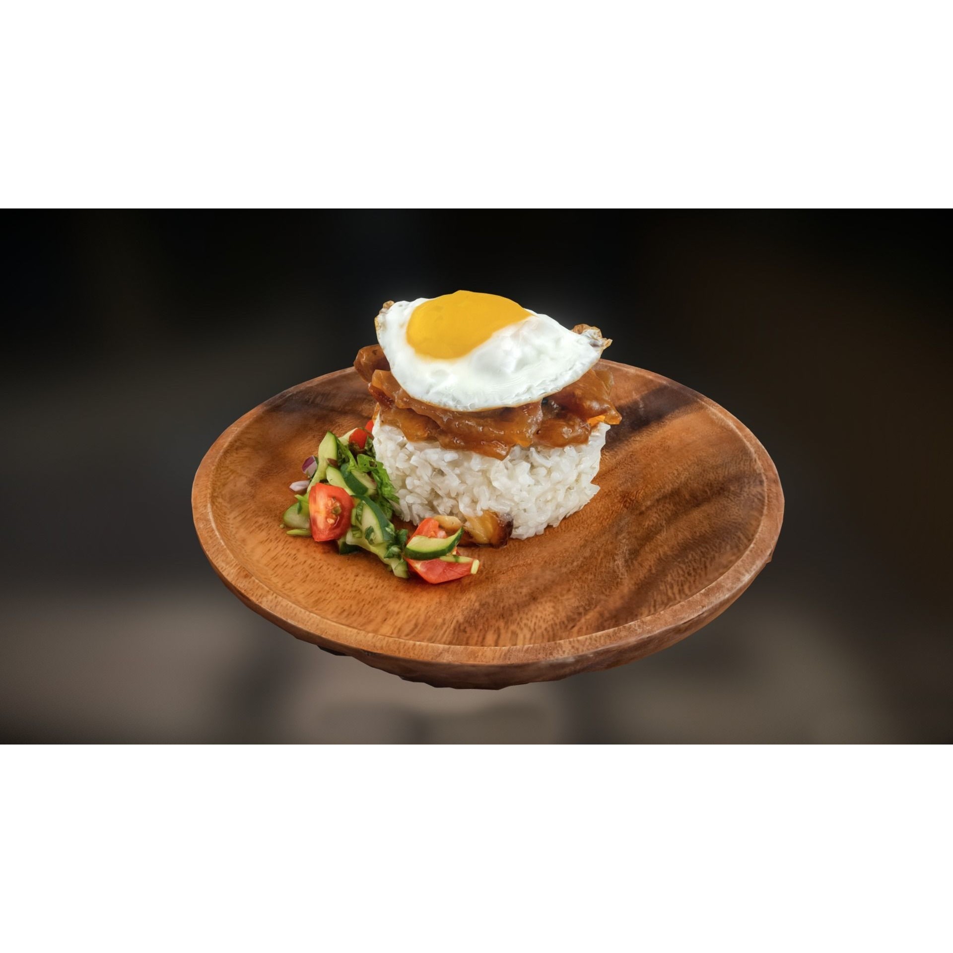 Filipino Breakfast - Low-Poly Game-Ready 3D Model - View 4