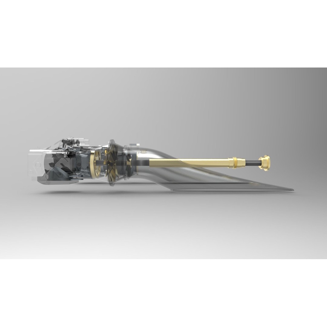 Water Jet Propulsion 3D Model – Marine Engine for Game Ready Use, FBX - View 7