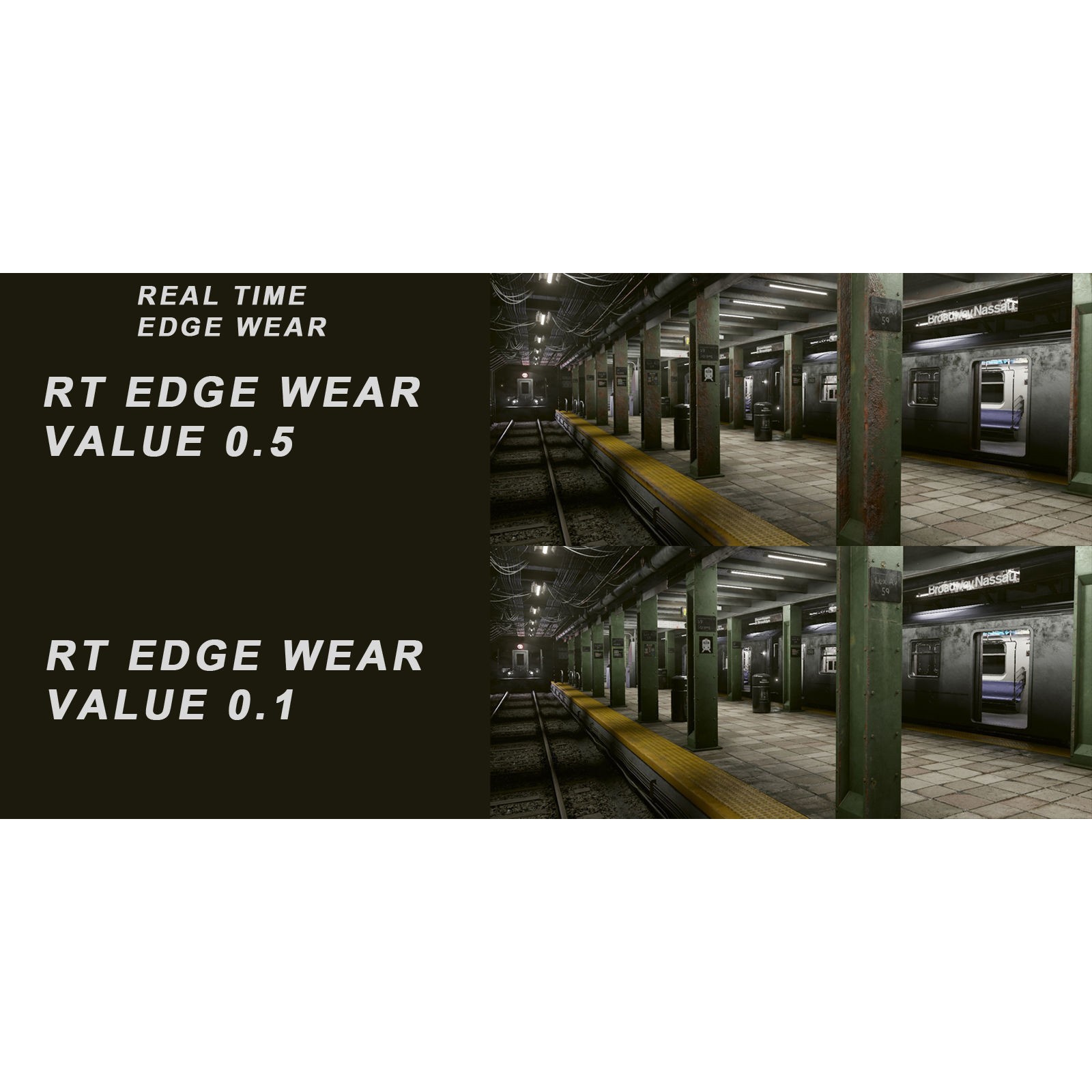 Subway Station - Low-Poly Game-Ready 3D Model