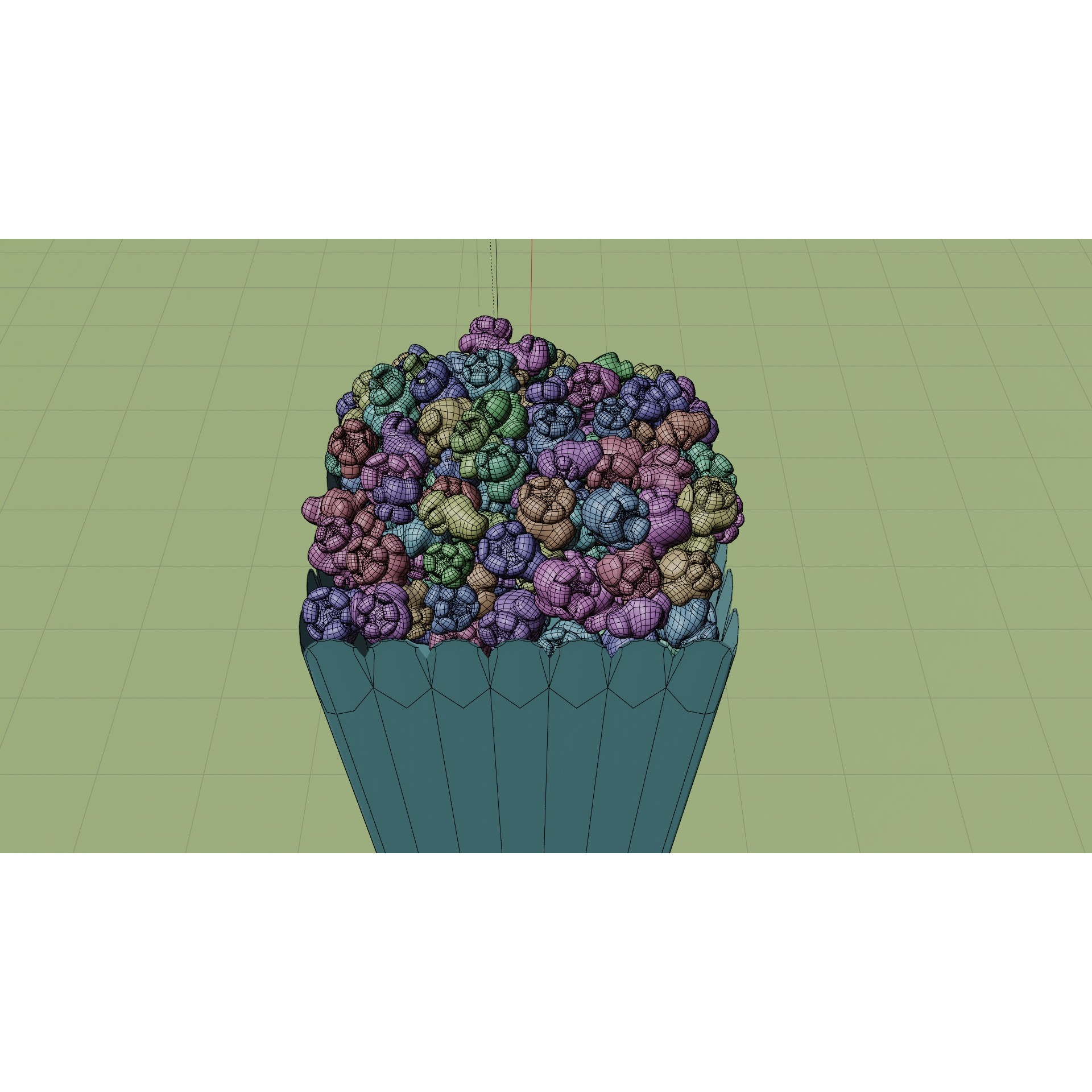 Cinema Popcorn - Game-Ready 3D Model
