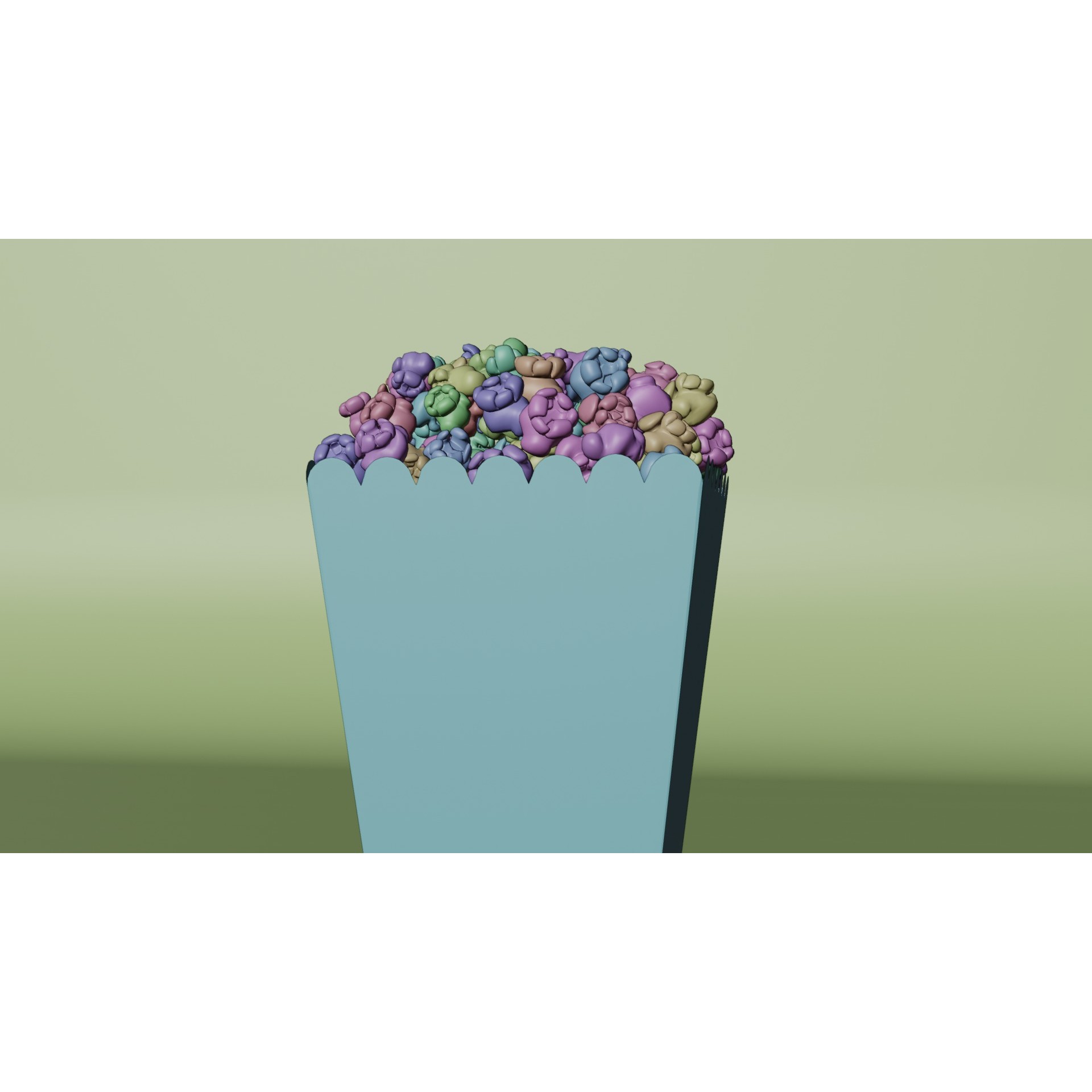 Cinema Popcorn - Game-Ready 3D Model - View 13