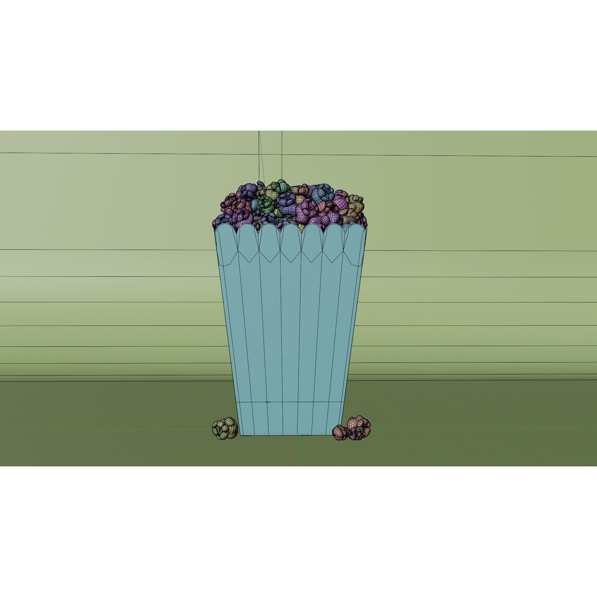 Cinema Popcorn - Game-Ready 3D Model - View 14