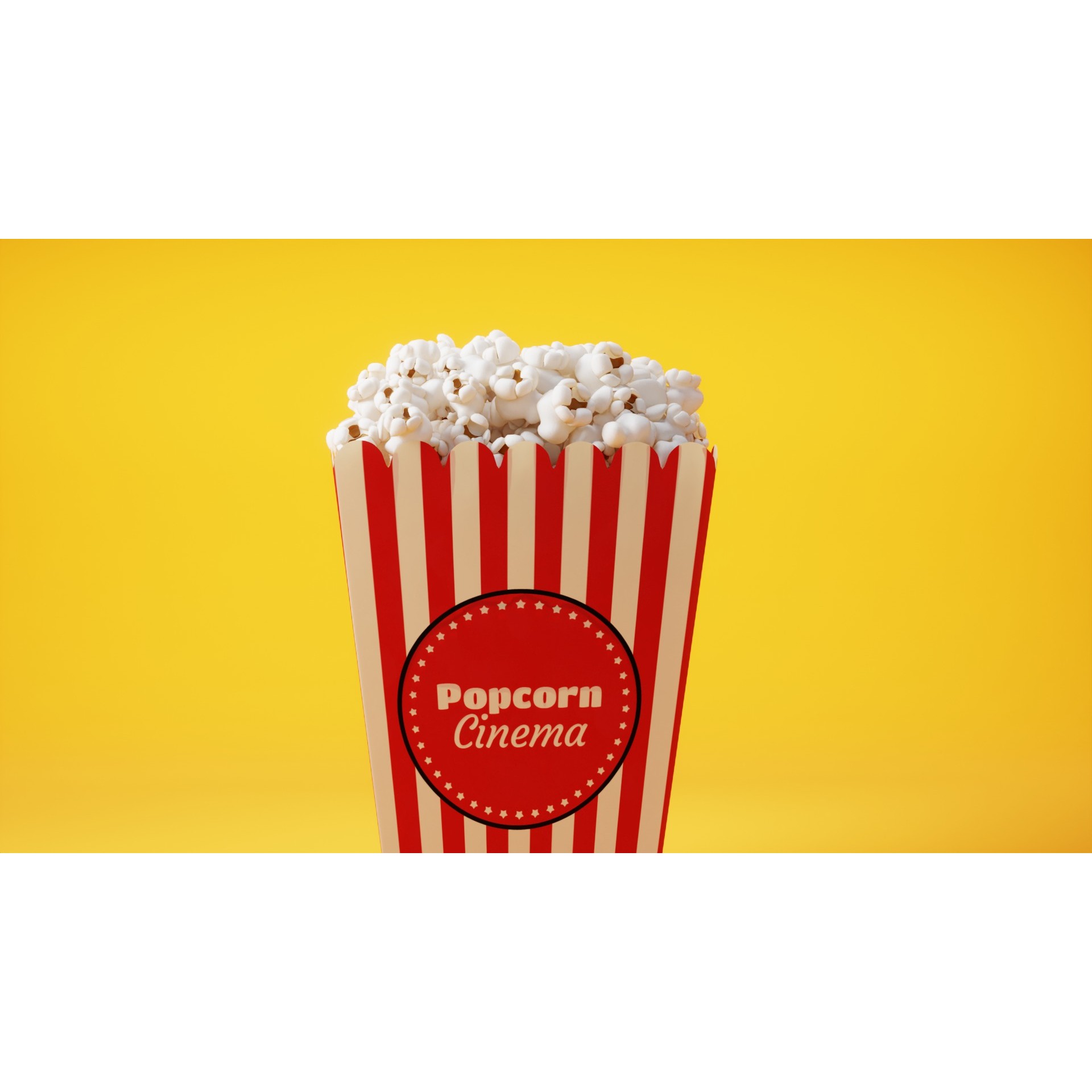 Cinema Popcorn - Game-Ready 3D Model - View 5