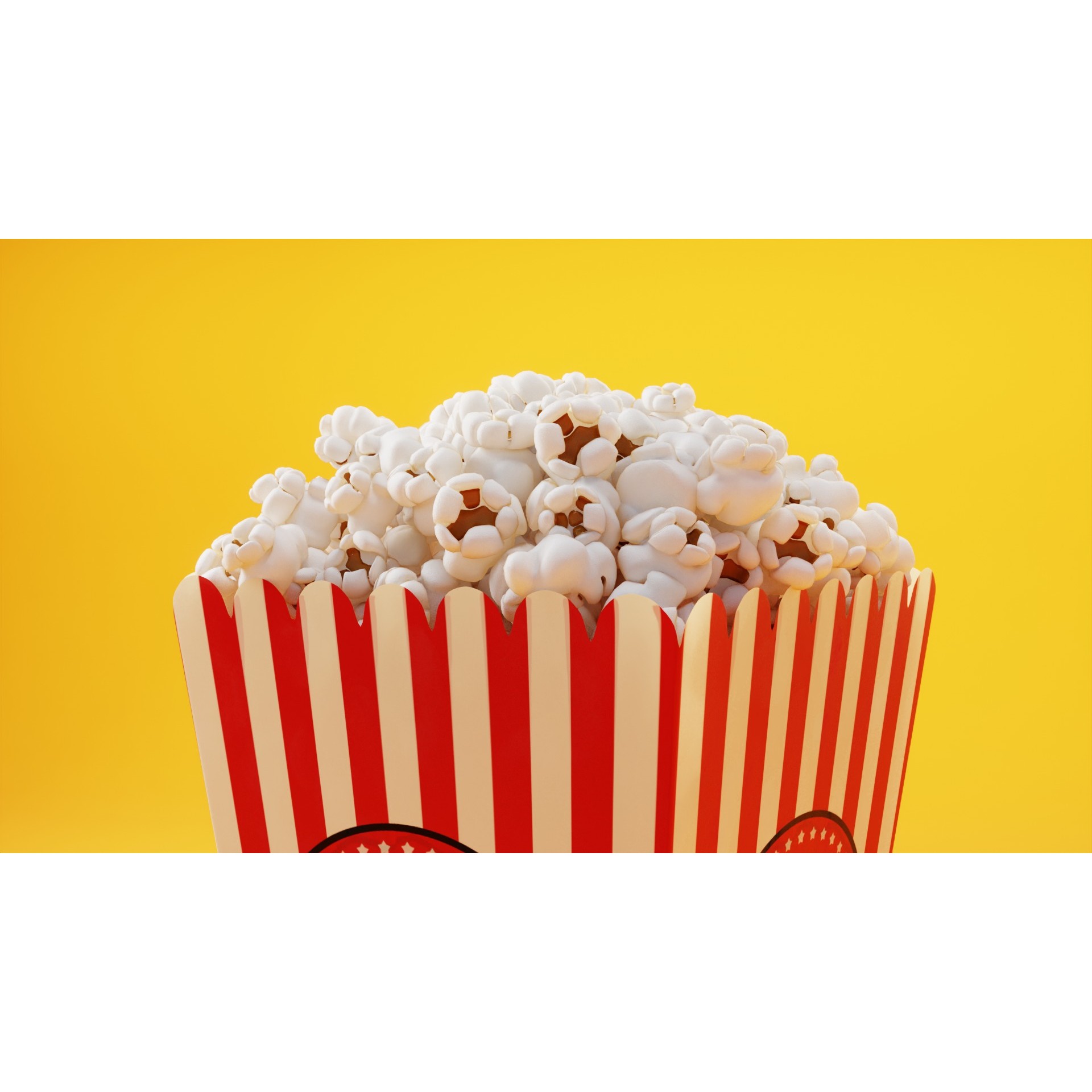 Cinema Popcorn - Game-Ready 3D Model - View 7
