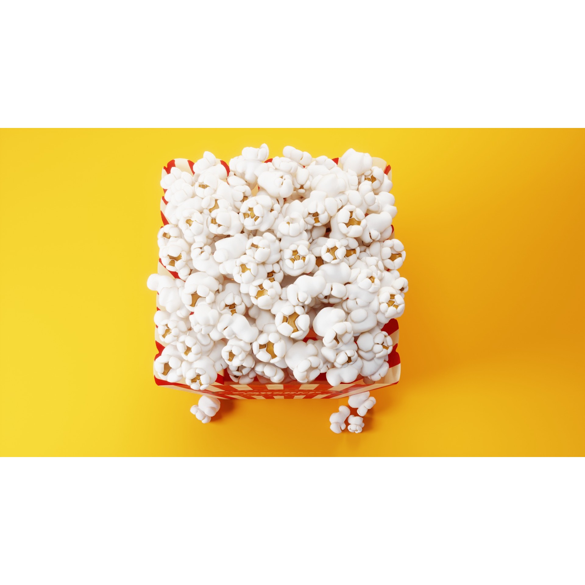 Cinema Popcorn - Game-Ready 3D Model - View 8