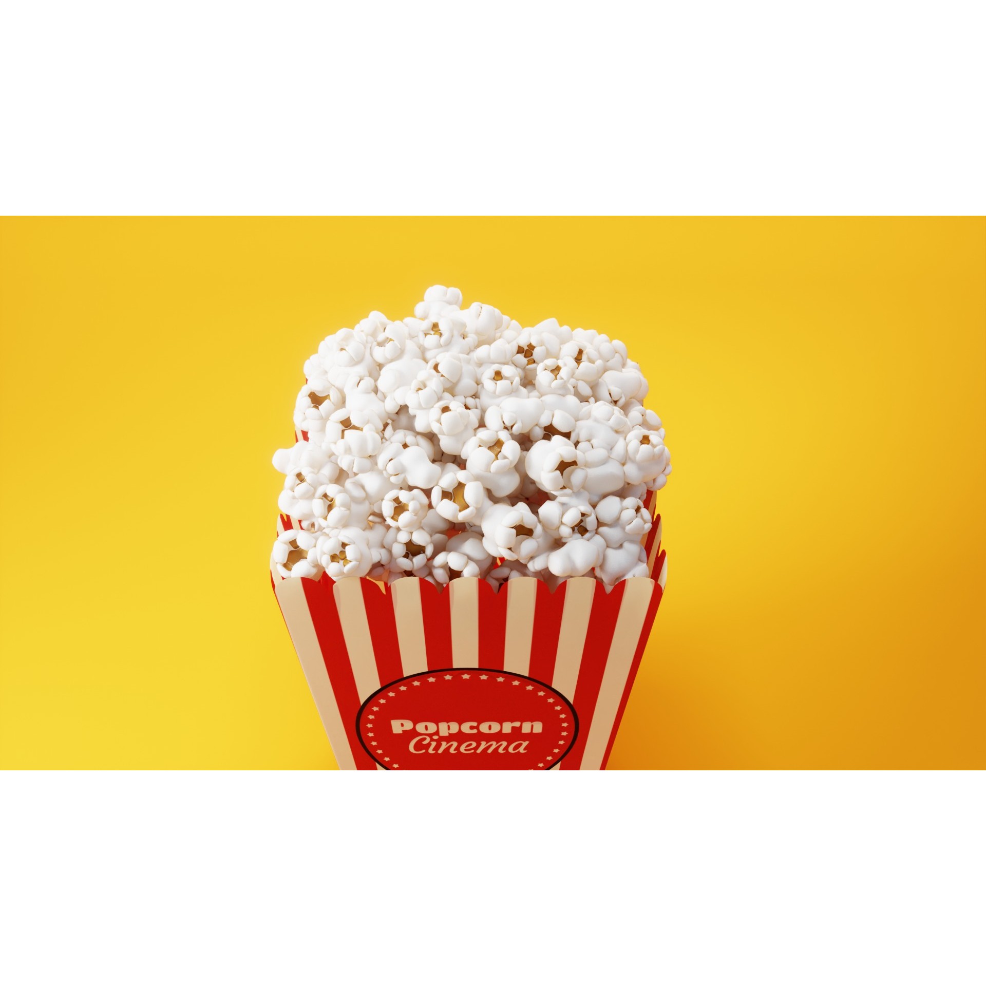 Cinema Popcorn - Game-Ready 3D Model - View 9