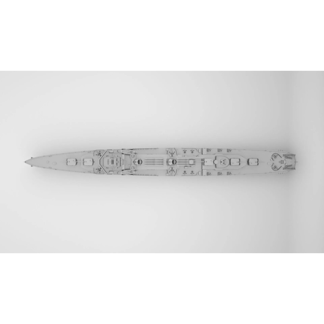 USS Hoel DD-533 3D Model – Fletcher Class Destroyer, Rigged, FBX - View 12