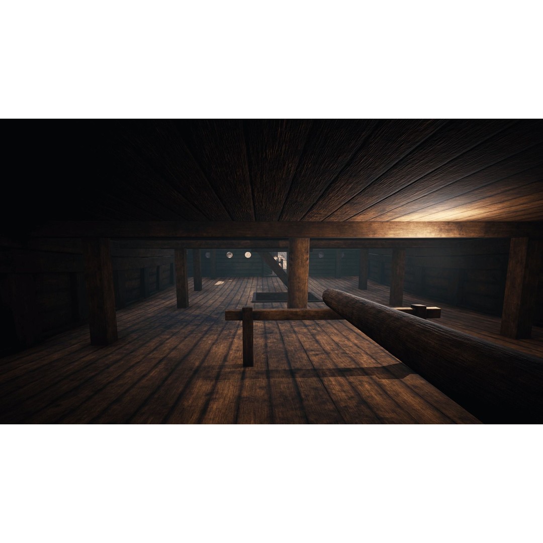Peter von Danzig 3D Model – Low Poly Historic Ship, FBX, PBR - View 10