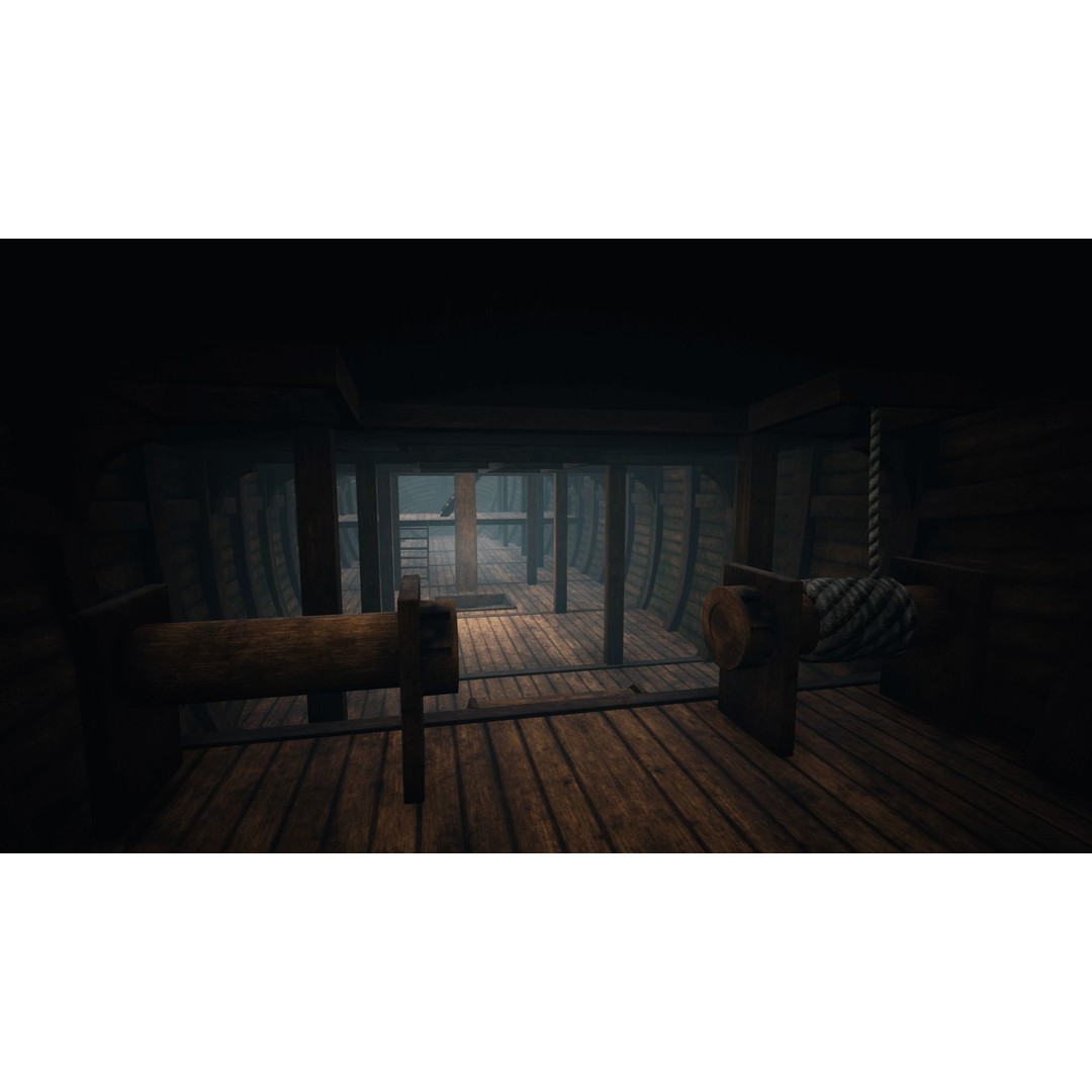 Peter von Danzig 3D Model – Low Poly Historic Ship, FBX, PBR - View 11