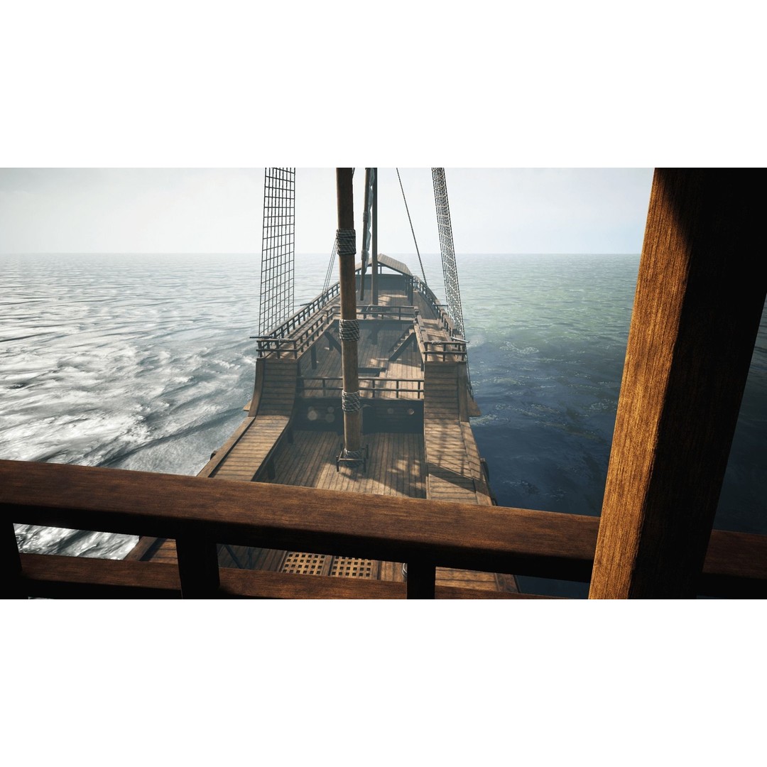 Peter von Danzig 3D Model – Low Poly Historic Ship, FBX, PBR - View 5