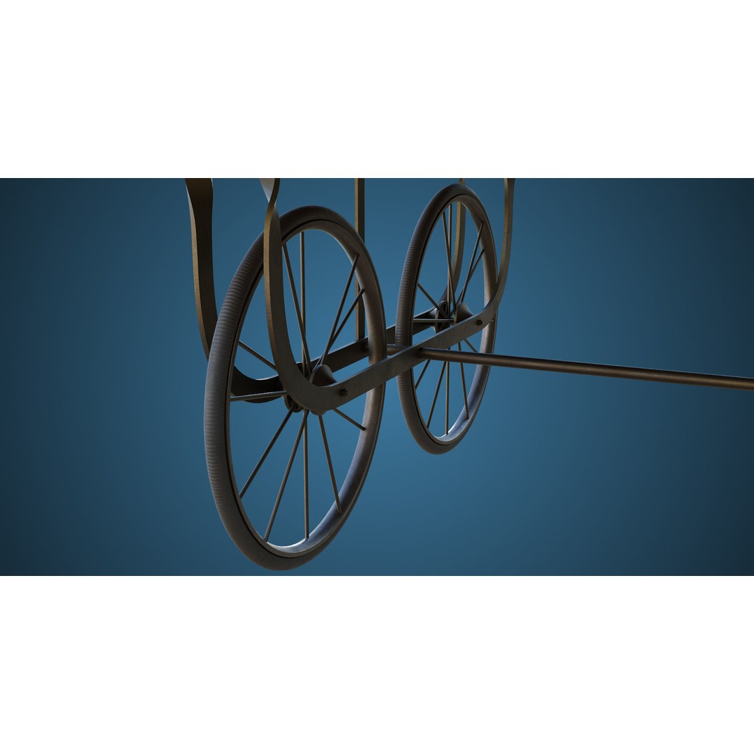 Wooden Vendor Cart 3D Model – Low-Poly Game Asset, FBX, PBR Textures - View 19
