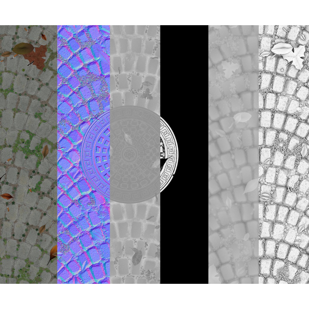 Detailed Stone PBR Textures 3D Model – High-Quality Textures for Games