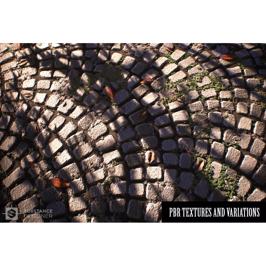 Detailed Stone PBR Textures 3D Model – High-Quality Textures for Games - View 2