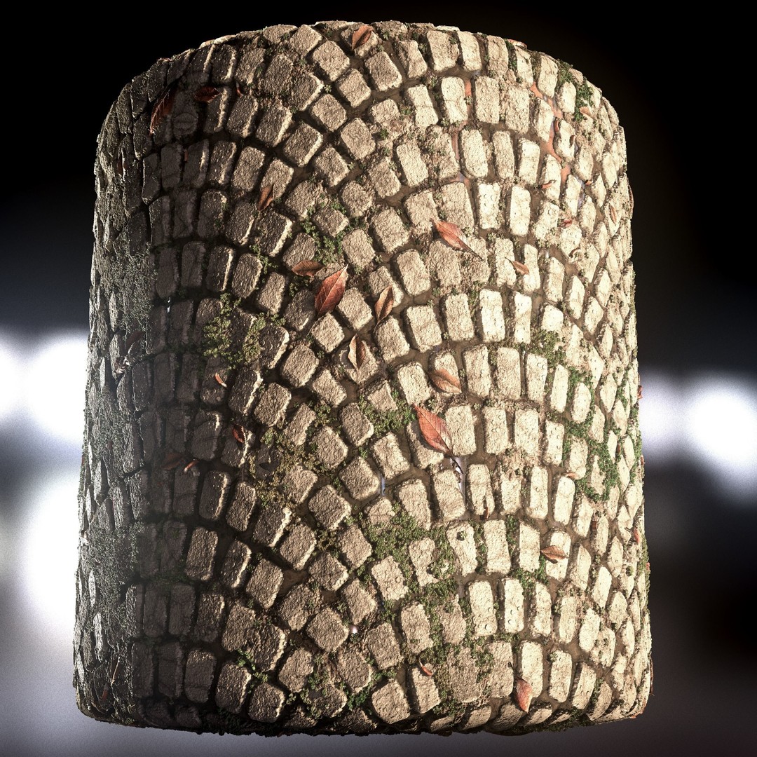 Detailed Stone PBR Textures 3D Model – High-Quality Textures for Games - View 3