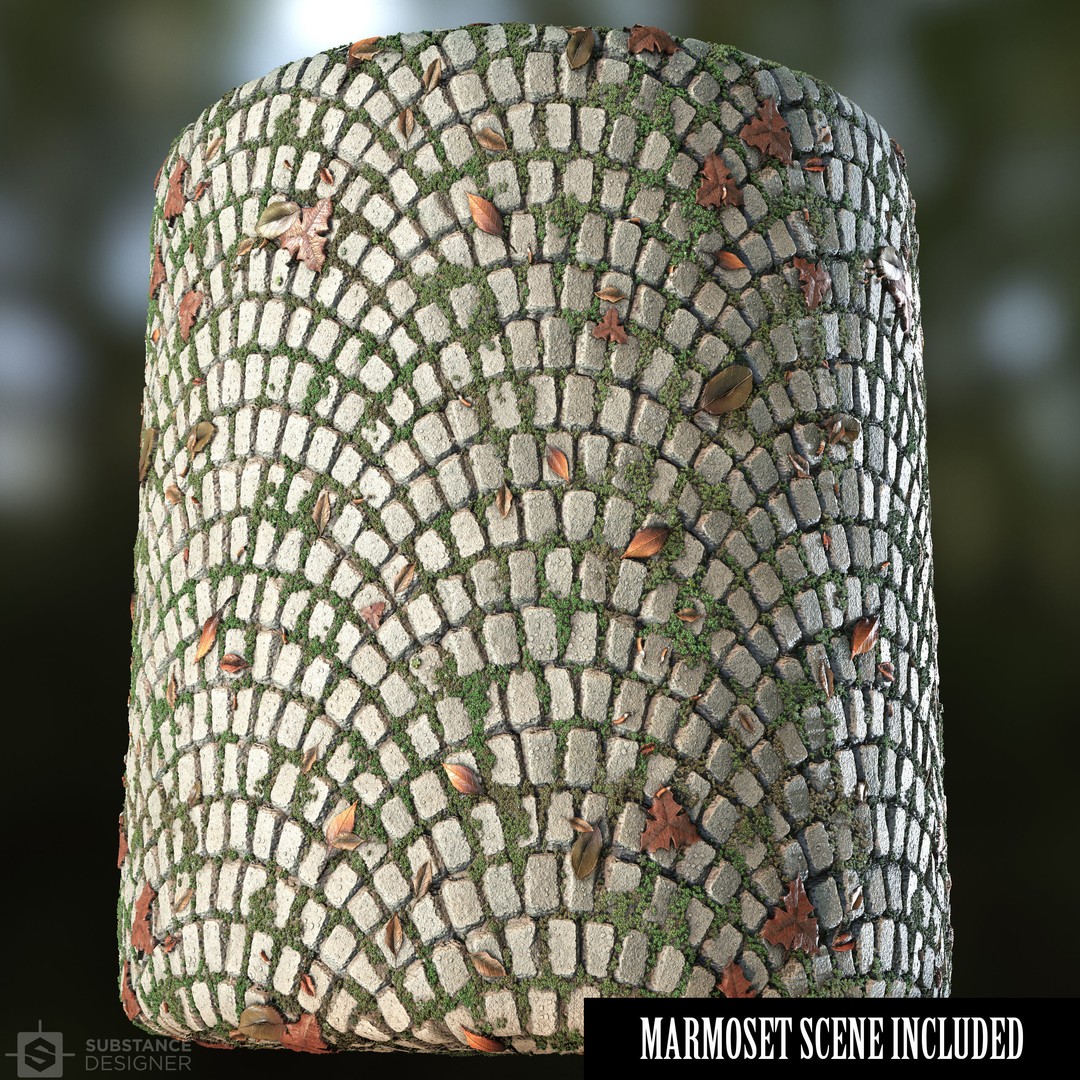 Detailed Stone PBR Textures 3D Model – High-Quality Textures for Games - View 6