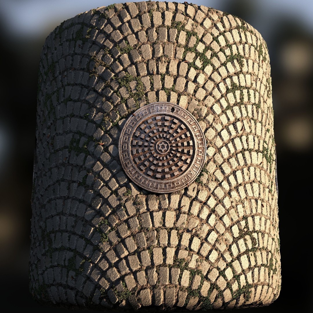 Detailed Stone PBR Textures 3D Model – High-Quality Textures for Games - View 7
