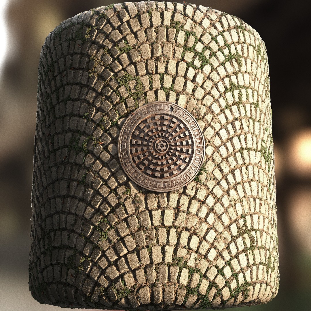 Detailed Stone PBR Textures 3D Model – High-Quality Textures for Games - View 9