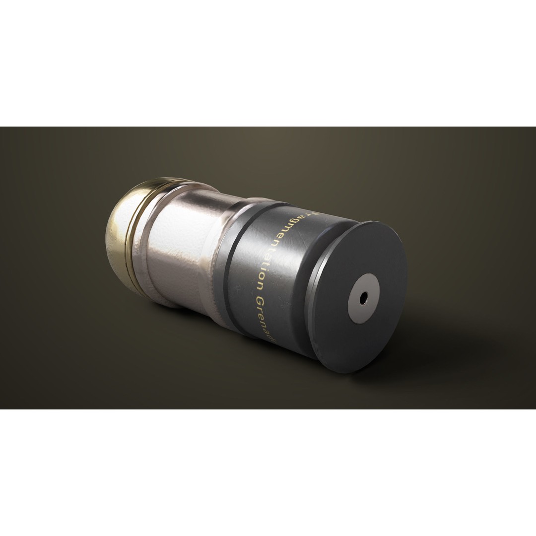 Grenade Launcher 3D Model – Low Poly PBR Game Asset for Unity & Unreal - View 28
