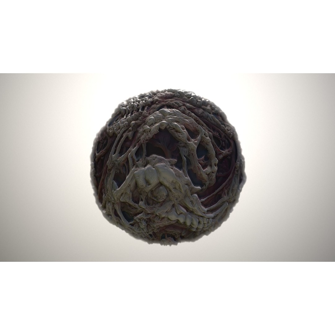 Monster Skin 3D Model – Seamless PBR Texture Pack, FBX