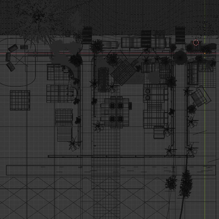 Small Town 3D Model – Low Poly Game Asset with Custom Textures - View 18