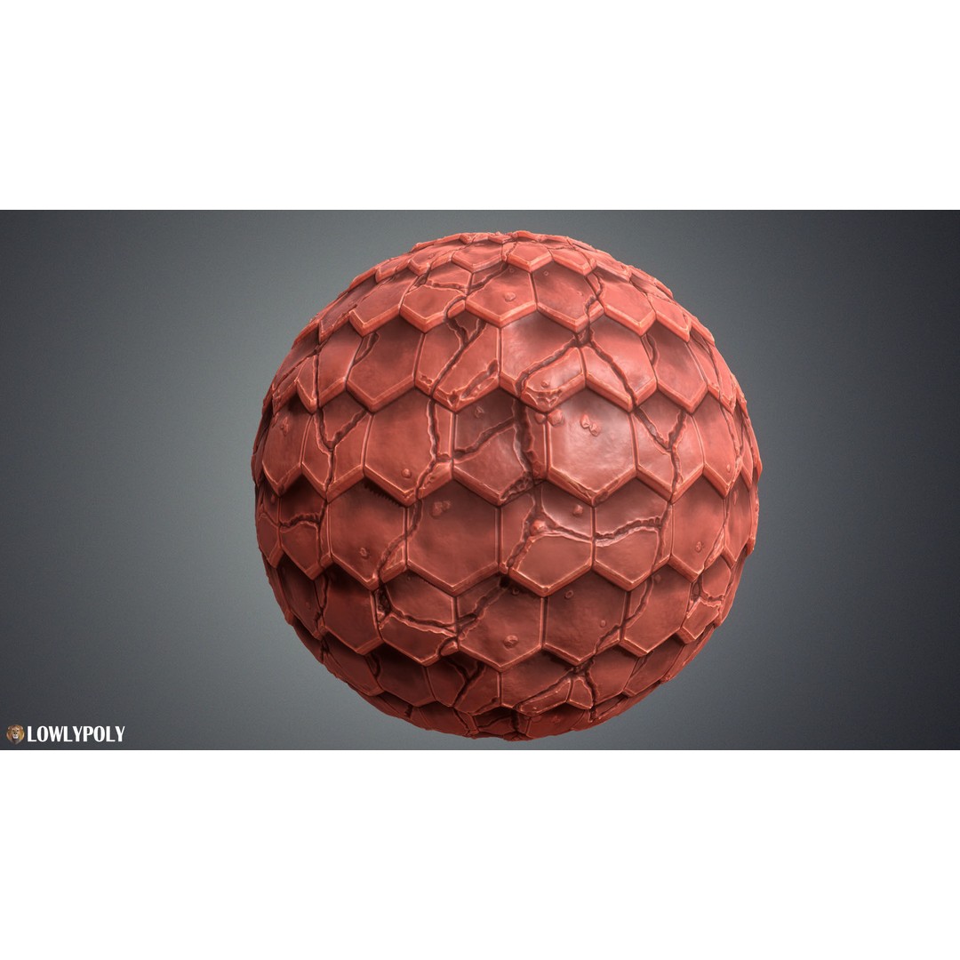 Stylized Roof 3D Model – Hand Painted Texture Pack, PBR Ready