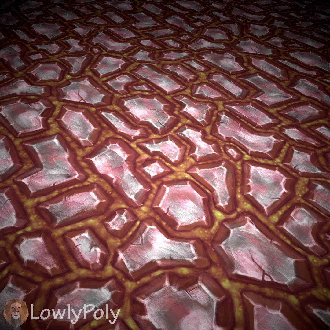 Stylized Ground Mix 3D Model – Hand Painted Textures, PBR, Unity & Unreal Engine - View 12