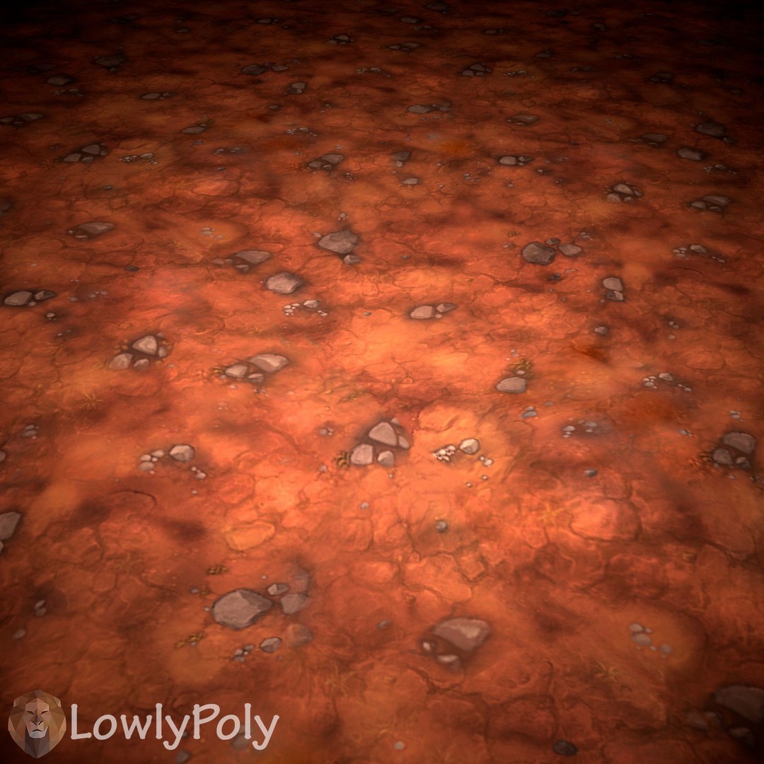 Stylized Ground Mix 3D Model – Hand Painted Textures, PBR, Unity & Unreal Engine - View 17