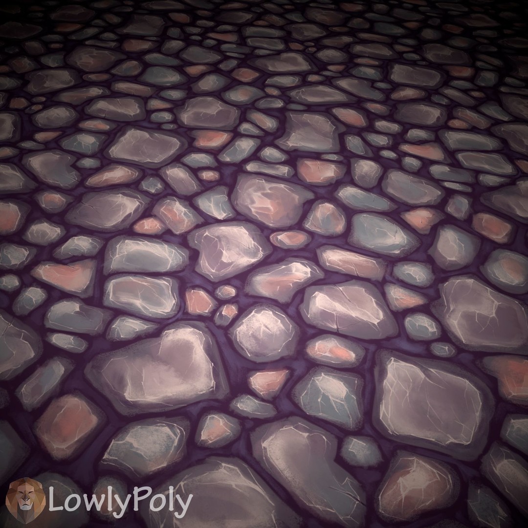 Stylized Ground Mix 3D Model – Hand Painted Textures, PBR, Unity & Unreal Engine - View 19