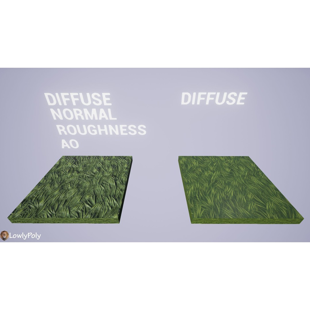 Stylized Ground Mix 3D Model – Hand Painted Textures, PBR, Unity & Unreal Engine - View 25